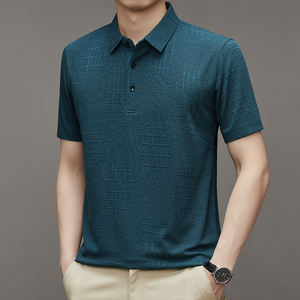 2025 New Men's Summer Short-sleeved polo <b>Shirt</b> Lapel Simple <b>T</b>-<b>shirt</b> Young and Middle-aged Loose Business <b>T</b>-<b>shirt</b> breathable hot - Product Image 3