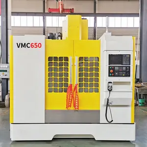 Vmc650 Vmc850 Vmc 1160 Máquinas de roteamento Cnc Centro de usinagem vertical Único 15 fornecido PLC Máquina automática Cnc de 3 eixos Fanuc