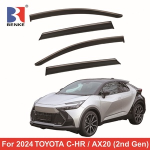 Accessoires de porte de voiture, pièces automobiles, déflecteurs de vitres, pare-soleil, pare-pluie, protection contre les intempéries pour TOYOTA C-HR CHR 2024 - Product Image 2
