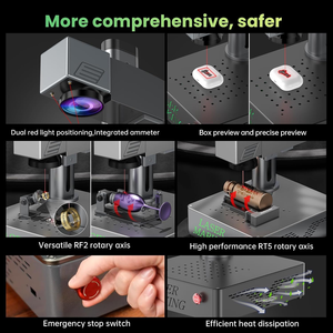 Tìm kiếm một 20 Wát sợi <span class=keywords><strong>Laser</strong></span> Engraver cho kim loại đồ trang sức và nhựa đánh dấu Tương thích với lightburn - Product Image 3
