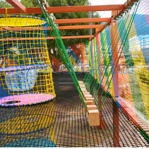 Filet de protection coloré pour escaliers, balcon, enfants, développement en extérieur, filet décoratif, filet en corde de nylon coloré anti-chute - Product Image 3