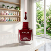 Vernis à ongles brillant MRUIS, résistant aux éclats, longue tenue, couleur élégante, pour manucure DIY à domicile, vernis à ongles classique pour femmes, vente en gros