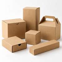 Boîte en carton pliable en papier kraft personnalisée, emballage imprimé recyclable pour savon artisanal, thé, bougies, produits biologiques et naturels