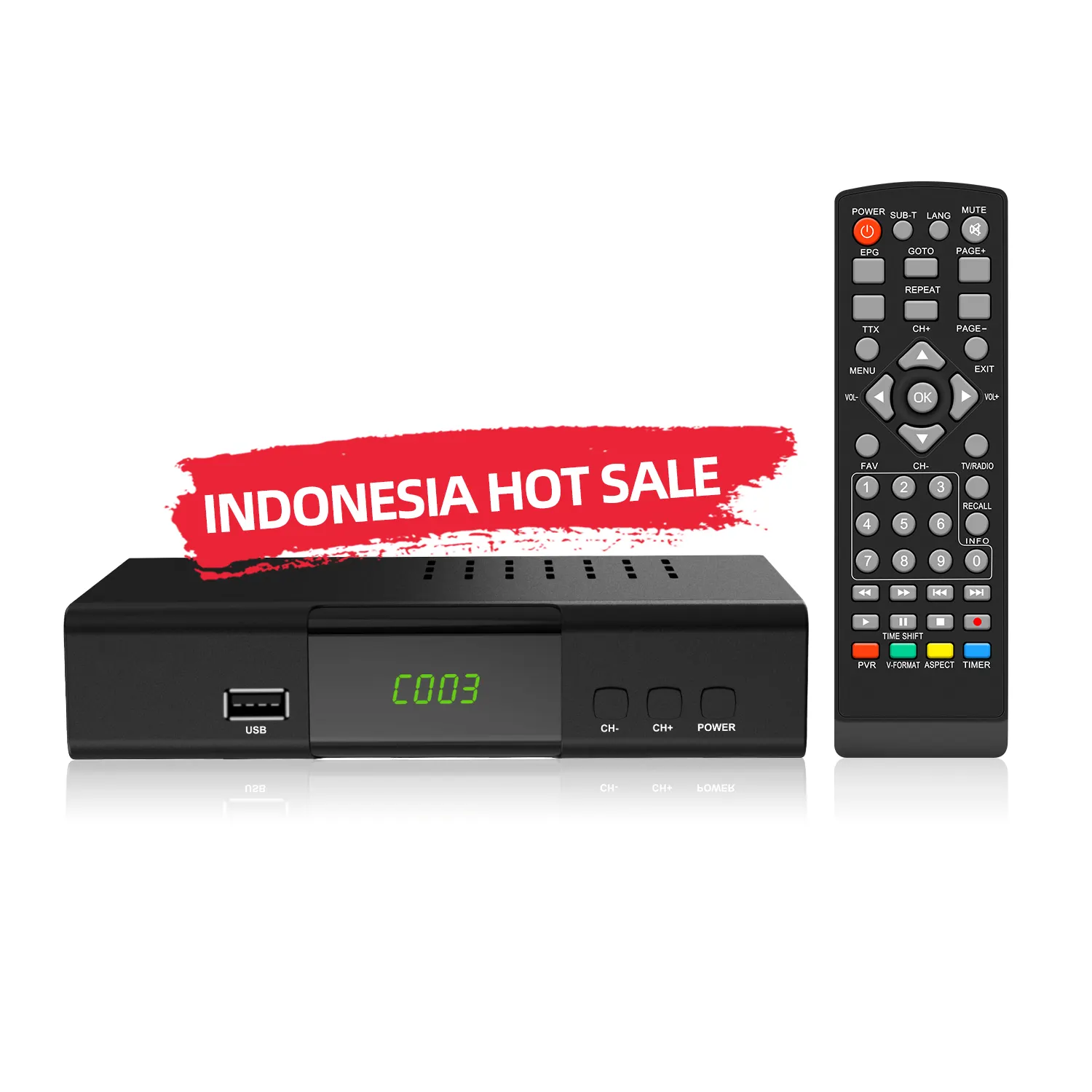 DVB-T2 Full HD 1080P Tốt Nhất Bộ Tiếp Nhận Truyền Hình Kỹ Thuật Số TDT Bộ Giải Mã Mã TV Stb Tv Kỹ Thuật Số Dvb T2 Matrix Set Top Box Indonesia