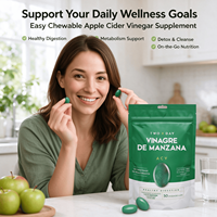 OEM Vegan Vinaigre de Cidre Gummies Sans Sucre Keto ACV Supplément pour la Digestion Détox Soulagement des Ballonnements
