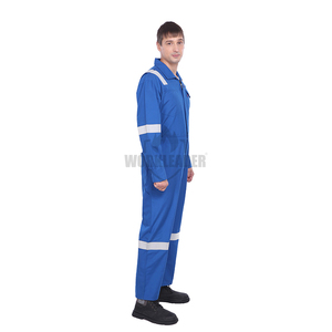 Overoles de Trabajo Personalizables Resistentes al Fuego, de Meta/Aramida, con Características de Seguridad Reflectantes, Certificación CE, para Minería y Uso Industrial - Product Image 4
