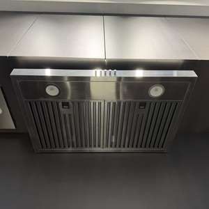 Hotte aspirante encastrable de 30 pouces, 1000 m³/h, en acier inoxydable, avec deux éclairages LED et filtre à déflecteurs - Product Image 4