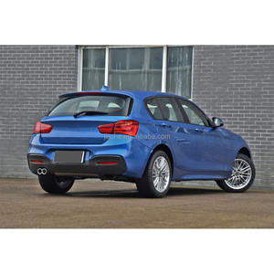 Diffusore Posteriore ABS con Doppia Uscita Laterale per BMW Serie 1 <span class=keywords><strong>F20</strong></span> M Sport M135i M140i <span class=keywords><strong>2015</strong></span>-2018, Nero Lucido Effetto Carbonio - Product Image 3