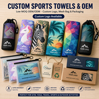 Serviette de sport en microfibre personnalisée, super absorbante, séchage rapide, douce pour la peau, vente en gros