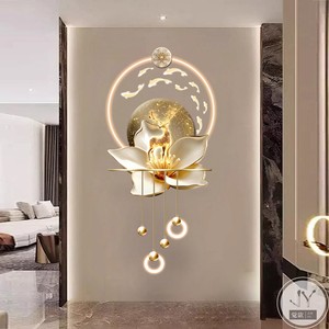 Murales di Lusso con <span class=keywords><strong>Albero</strong></span> <span class=keywords><strong>della</strong></span> Fortuna per Ingresso, Corridoio e Aisle, Decorazioni Luminose di Alta Classe, <span class=keywords><strong>Dipinti</strong></span> di Natura Morta - Product Image 5