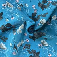 Tela Estampada 100% Poliéster, Acabado Suave, Tela con Estampado Arrugado Koshibo 75D