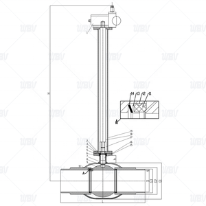 เฟืองตัวหนอนแบบร่มที่เชื่อมติดกันอย่างแน่นหนา Q367HF/Q361HF - Product Image 3