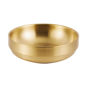 Bol Kimchi Style Coréen en Acier Inoxydable 304 Plat Minimaliste en Métal pour Plats Froides Assaisonnement Sauce Couleur Émail Poli - Product Image 6