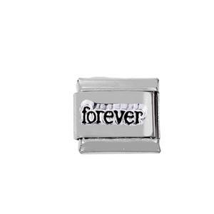 สร้อยข้อมือแฟชั่น DIY สแตนเลส 304 พร้อมโมดูลจดหมายรักสไตล์อิตาลี สร้อยข้อมือยางยืด - Product Image 5