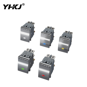 YHKJ interrupteur en forme de navire en métal 24V bouton à bascule 4/<span class=keywords><strong>6</strong></span> broches étanche puissance clé autobloquante grand courant 20A deux vitesses - Product Image 1