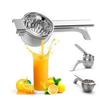 Robuuste citruspers met grote capaciteit, 3,5 inch kom, van 304 roestvrij staal, handmatig, voor bar, keuken en restaurant