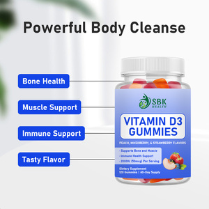 Factory Direct Vitamin D3 Gummies with Total Carbohydrate Powerful Body Cleanse Daily Supports Maintain Immune Health Gummies - Product Image 3