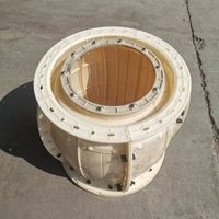 Nouveaux moules à pots de fleurs en plastique ABS de style européen, robustes et durables, pour jardinières en béton de grandes tailles et pour le moulage de bonsaïs