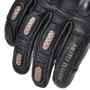 Guantes de montar con dedos completos, transpirables, resistentes al viento, antideslizantes, resistentes al desgaste, absorben los golpes, para motocicleta, bicicleta, adulto, Unisex - Product Image 2