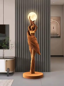 Lámpara de Pie de Arte Moderno, Luces Decorativas para el Hogar, Sala de Estar, Dormitorio, Lámparas de Ambiente Humanoides, Sofá, Escultura de Alta Gama, Iluminación LED - Product Image 4