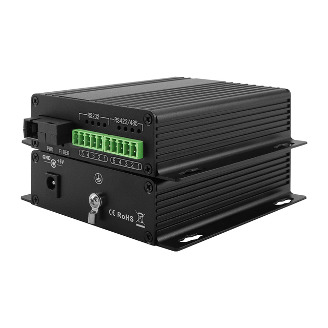 Dual Fiber SC Media Converter Serial RS232 422 485 to Fiber Optic Converter