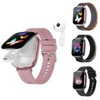 Écouteurs TWS D22 et Montre Connectée 2-en-1 : Écouteurs sans Fil, Montre Intelligente, Moniteur de Fréquence Cardiaque, Bracelet de Fitness Sportif