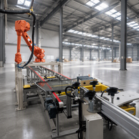 Convoyeur à rouleaux latéraux modulaire automatique QIANRUN 380V pour l'automatisation d'usine, fonction d'assemblage, anti-poussière, résistant à l'huile, pour palettes