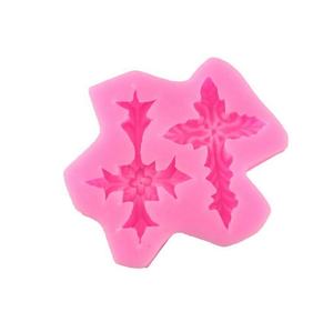 แม่พิมพ์ซิลิโคนไขว้รูปพระเยซู3d สำหรับอบเค้กคริสมาสต์,พิมพ์เค้กขนมช็อกโกแลตอีสเตอร์ลายฉลุแบบอบ1ชิ้น - Product Image 5