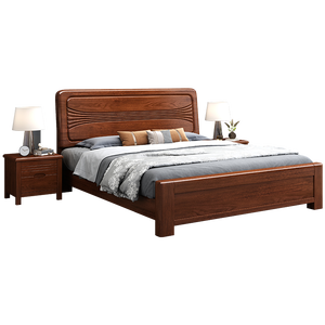 Nieuwe <span class=keywords><strong>Chinese</strong></span> Stijl Massief Hout Dubbele Queen Size Opbergbed Ontwerp Houten Kingsize Bedden Met Lades Lift Gas <span class=keywords><strong>Bed</strong></span> - Product Image 6