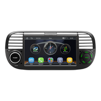Autoradio multimédia Linux 7 pouces avec écran IPS, Carplay sans fil, Android Auto, lecteur MP5, unité principale pour Fiat 500