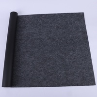 Feutre aiguilleté laminé antidérapant, réutilisable, résistant au feu/à la chaleur, imperméable, résistant à l'huile, avec support antidérapant et liaison forte
