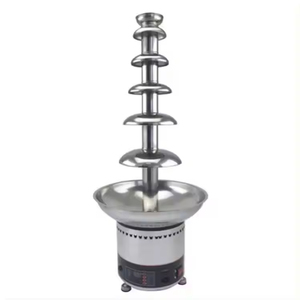 Fontaine à <span class=keywords><strong>chocolat</strong></span> en acier inoxydable à 7 niveaux |   Grande <span class=keywords><strong>machine</strong></span> à <span class=keywords><strong>chocolat</strong></span> en cascade pour fêtes, banquets et célébrations - Product Image 3