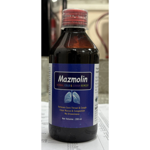 Jarabe Herbolario para la Tos Mazmolin, Alivio Natural para la Tos, Jarabe para la Tos Seca, Alivio para la Tos Productiva, Alivio para la Garganta Dolorida - Product Image 1