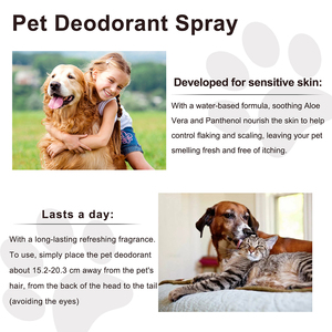 Spray désodorisant pour animaux de compagnie Qiheng - Soin professionnel pour chiens et chats - Vaporisateur réutilisable et durable - Product Image 4