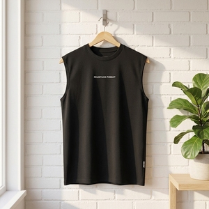 Débardeur Sportif <span class=keywords><strong>Homme</strong></span> Américain d'Été à Col Rond Grande Taille Sans Manches Respirant Séchage Rapide - Product Image 1