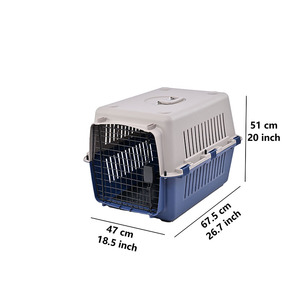 Cage de transport pour animaux de compagnie à <span class=keywords><strong>prix</strong></span> d'usine, coque en plastique durable, anti-évasion, facile à nettoyer, idéale pour les voyages en <span class=keywords><strong>avion</strong></span> - Product Image 5