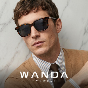 Lunettes de soleil Wanda pour hommes, protection UV400, monture PC, verres TAC, type 3, pare-soleil - Product Image 1