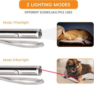 Stylo pointeur laser LED RGB, jouet lumineux pour chat, équipement d'éclairage, lumières indicatrices, rechargeable par USB, IP44, intérieur/extérieur - Product Image 4