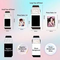 Cartes photo style Instax pour jeux d'anime, personnalisées en usine, haute qualité, type Polaroid, petite quantité minimale de commande prise en charge