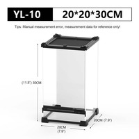 Neues Design hochtransparentes Eintür-Glas Terrarium für Reptilien