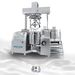 CYJX With Jacketed Kettle Vacuum Emulsifying Mixing Machine For Food Beverage Cosmetics High Shear Homogenizer