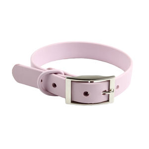 중국 럭셔리 애완 동물 가죽 끈 편안한 세련된 PVC 개 목걸이 퀵 릴리스 D 링 스테인레스 스틸 버클 실리콘 <span class=keywords><strong>CE</strong></span> 승인 - Product Image 2