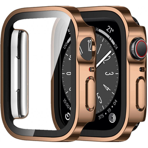 เคสกันน้ำเคลือบไฟฟ้าปี 2026 สำหรับ Apple Watch พร้อมฟิล์มกันรอยหน้าจอ ขอบตรง ชิ้นเดียว เกรด 9H ป้องกันการกระแทก - Product Image 5