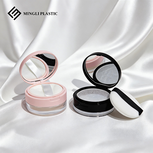 ML Pack – Boîte pliable en plastique beige/noir pour poudre libre, 100 pièces, personnalisable avec votre marque, en matériaux recyclés, pour mini-crèmes - Product Image 4