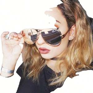 Lunettes de soleil ovales dégradées UV400 en alliage, style rétro vintage, personnalisables avec logo, pour hommes et femmes, collection 2021, vente chaude - Product Image 2