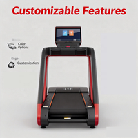 Caminadora Eléctrica Motorizada Comercial para Gimnasio, Pantalla LCD para Entrenamiento Físico, Plegable e Inalámbrica