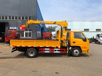JMCFord Transita Truck CLW Mini-grue 2 tonnes à 3 sections, Plateforme de travail aérien, Hauteur de levage 7,6 m, Pompe de boîte de vitesses Zoomlion, Roulement
