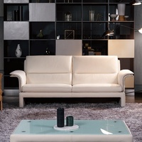 OEM ODM ARREDAMENTI Hochwertiges Luxus-Ledersofa-Set Modernes Design 2-Sitzer Villa Wohnzimmer Büromöbel 2-Jahres-Garantie
