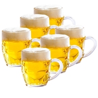 Verres gaufrés de haute qualité 2025, 250 ml et 500 ml, avec logo personnalisé, chopes à bière allemandes en forme d'ananas, verre à bière personnalisé avec poignée