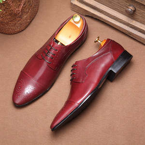 Nouvelles Chaussures Oxford en Cuir pour Hommes Brookes, Fabriquées à la Main en Cuir de Vachette Pleine Fleur, Idéales pour Tenues Formelles et Professionnelles - Product Image 6